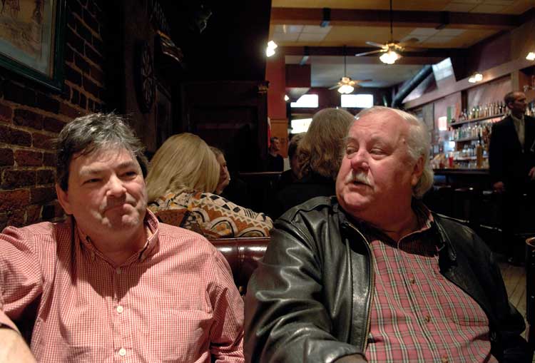 Tuesday, early evening, at Harrington's in San Francisco