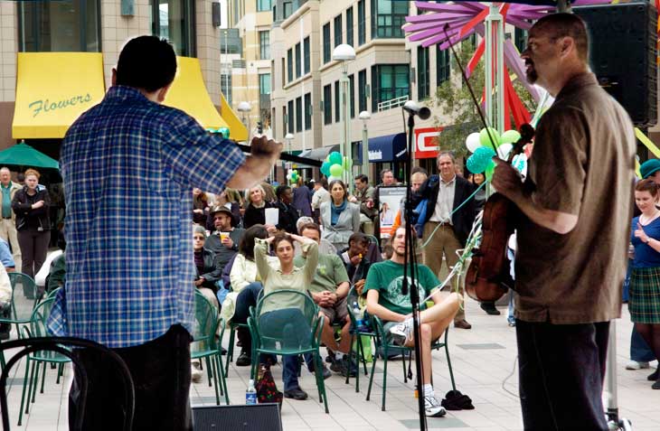 Saint Patrick's Day, City Center downtown Oakland