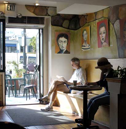 This morning at breakfast in Oakland