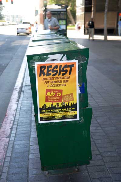 Newspaper box in Oakland.